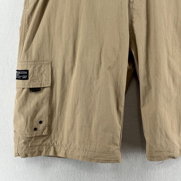 ABERCROMBIE & FITCH Shorts Mens L Paratroops 11" Cargo Military Cotton Nylon - Picture 7 of 15